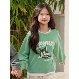 [매장정품] 탑텐 키즈 공용 테리 가먼트 다잉 스웨트셔츠_MKG1TR3201