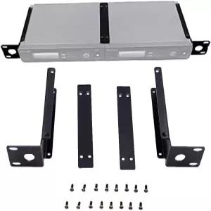 Shure SLX4 SLXD4 무선 마이크 듀얼 리시버용 Mic Rack 마운트 브래킷 안테나 설치 포함 Extra Strong