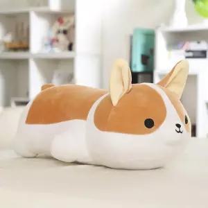 아영 귀여운 모찌 웰시코기 인형 60cm 롱쿠 침대 대왕