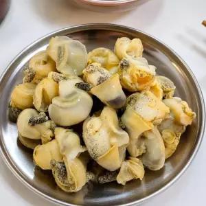 건담농수산 동해바다 자숙 백골뱅이 250G 손질 순살 백고동