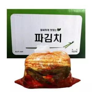 알싸하게 맛있는 대파김치 10kg 대용량 업소용 식당용 파김치 아이스박스포장