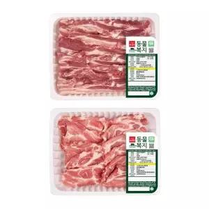 국내산 동물복지 돈육 삼겹살 1.3kg+목심 1.3kg 로스용