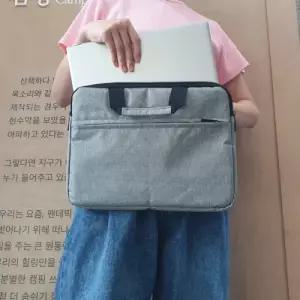 베이직 노트북 파우치 가방 13인치 연그레이