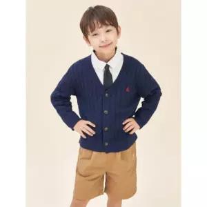 빈폴 키즈 BEANPOLE KIDS 면 케이블 가디건 카디건 네이비 (BI585AUE1R) () ()