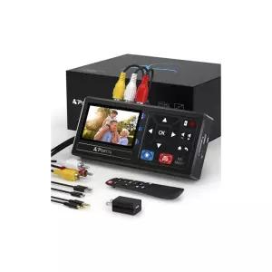 Portta PORTTA VHS TO DIGITAL CONVERTER 리모컨이 있는 비디오-디지털 레코더 VCR DVR DVD HI8 미니 DV 게