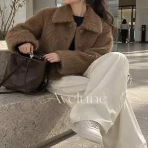 [ 포근포근 ] 푸들 퍼 오버핏 반코트