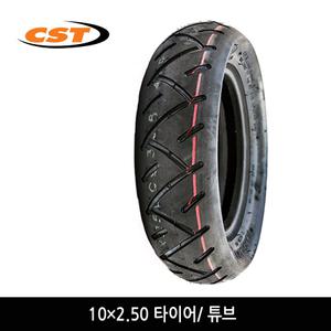 CST 10인치 타이어 10x2.50 전동 킥보드 타이어 10인치 튜브