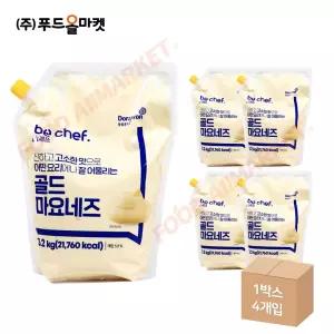 비셰프 골드마요네즈 3.2kg /파우치 한박스 (3.2kg x 4ea)