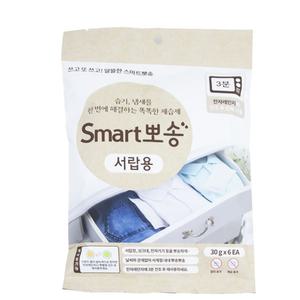 서랍장제습제 재사용 서랍용 옷 옷장 탈취제 제습제 건조제 실리카젤 방부제 30g 6매