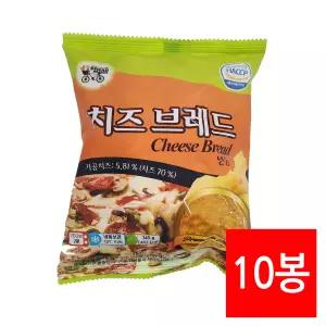 대신 군대리아 치즈 브레드 냉동햄버거 145g 10개 편의점피자빵 매점빵 버거