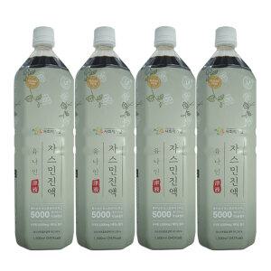 유나인 자스민 진액 1.5L X 4개 차 원액 희석음료