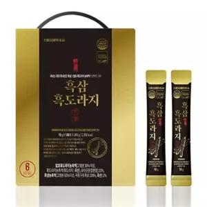 대동고려삼 흑삼 흑도라지차 10gx100포 6년근 홍삼 발효 흑도라지 부모님 명절 선물
