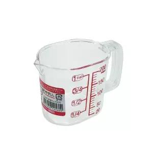 투명계량컵 RLJFRILJ 일본 플라스틱 200ml 베이킹 눈금