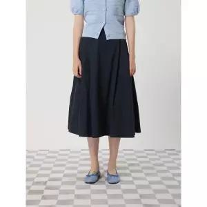 [CC콜렉트](대전신세계)[씨씨콜렉트] 턱 플레어 미디 스커트 (C252MSD331)