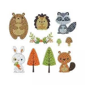 정인아트 보석십자수 스티커(가을숲속)-J