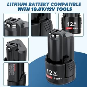 Bosch BAT411 배터리 리튬 이온 충전지 용 12V 10.8V 3000mAh