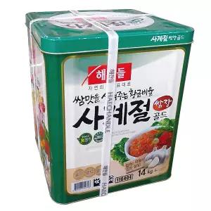 해찬들 사계절쌈장 14kg