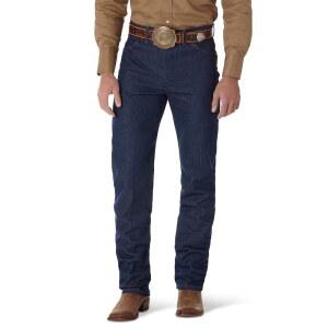 Wrangler 카우보이 컷 오리지널핏 남성용 청바지 허리 33인치/인심 길이 78cm(33W x 31L) 릿지드 인디고 (13MWZ)
