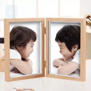제이미몰 포토프레임 2단 접이식 액자 6X8 아기성장액자