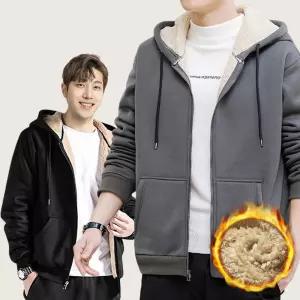 (스타일하우스)후드집업 후디 점퍼 남자 집업 뽀글이 양털 안감