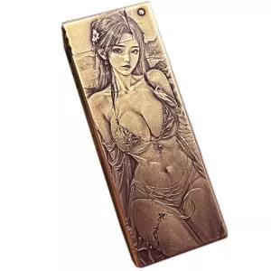 빈티지 라이터 황동 메탈 클래식 라이타 검흔 스팀펑크