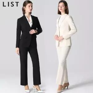 [리스트]2SET [리스트(LIST)] 슬림 투버튼 재킷 스트레이트 팬츠 2종세트 (택가격416000원)