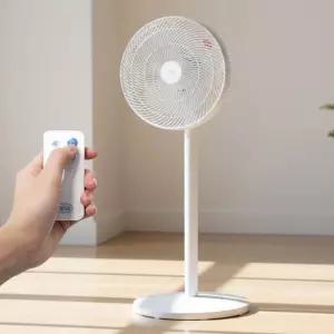 레이나 12인치 리모컨 서큘레이터형 선풍기 RF-R149 키높이 14엽 회전 스탠드 거실 사무실