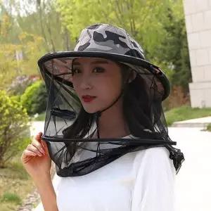 [에이치플러스몰]접이식 벌집 방충 모자 메쉬 방충 모자 양봉 모기 방지