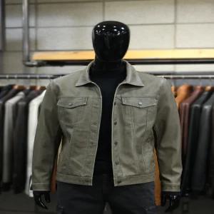 빠니깔레 소프트PU레더 빈티지카키 인조가죽트러커 자켓 mgpjp03ka 629557