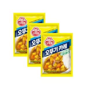 오뚜기카레 순한맛 1kg 3개 분말 과립형 대용량 업소용 식자재