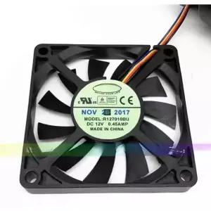 EVERFLOW R127010BU 12V 0.45A 7CM 7010 무음 냉각 팬용 새 냉각 팬 70x70x10 Mm