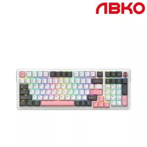 앱코 AK99 유무선 블루투스 3모드 기계식 키보드 핑크 멜론축