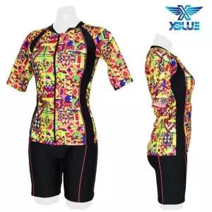 XBLUE 여자 아쿠아로빅 투피스 수영복 T54873 (50531614)