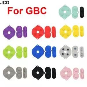 1/2/5/10set 다채로운 고무 전도성 버튼 게임 보이 컬러 GBC 실리콘 스타트 셀렉트 키패드용 AB D패드