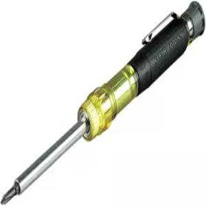 Klein Tools 32614 다중 비트 정밀 드라이버 세트 4-in-1 전자용 포켓 전문가용 십자 및 일자 EDC