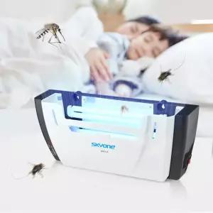 SKY-F PLUS 티타늄코팅 해충퇴치기+끈끈이10장/날벌레 모기퇴치기 포충기 가정용 업소용해충퇴치기