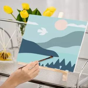 밀셀코 DIY 유화 색칠하기 컬러링캔버스