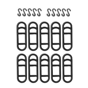 20Pcs 핸들 바 헤드 라이트 고정 스트랩 자전거 실리콘 밴드 사이클링 손전등 마운트 붕대 벨트 W0YB