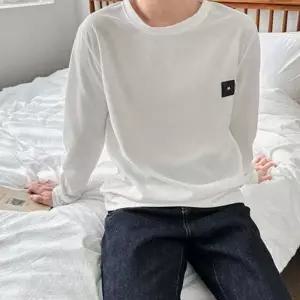 남성 와플 레이어드 롱슬리브 무지 티셔츠 ON-TSA-QWFNXIM2
