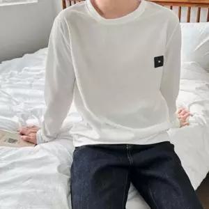 [모로엠]남성 와플 레이어드 롱슬리브 무지 티셔츠 ON-TSA-QWFNXIM2