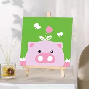 DIY 유화 그리기 캔버스 페인팅 캐릭터 색칠 키트 (diy명화그리기,그림그리기,해바라기그림,유화꾸미기,유