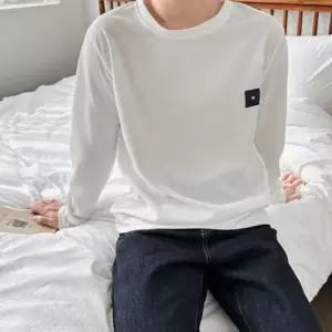 모로엠 남성 와플 레이어드 롱슬리브 무지 티셔츠 ON-TSA-QWFNXIM2