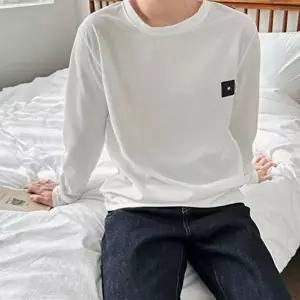 [모로엠]남성 와플 레이어드 롱슬리브 무지 티셔츠 ON-TSA-QWFNXIM2