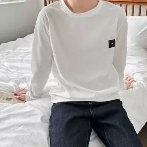 남성 와플 레이어드 롱슬리브 무지 티셔츠 ON-TSA-QWFNXIM2