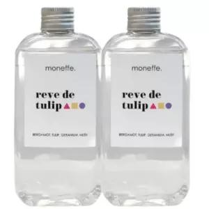 모네프 실내 고급 디퓨저 레브드 튤립 리필 200ml X2