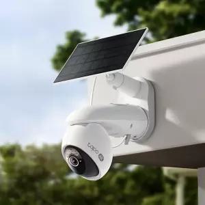티피링크 Tapo C660 KIT 800만화소 태양광충전 회전형 무선 배터리 실외용 방수 카메라 CCTV