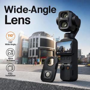 DJI OSMO Pocket 4P용 마그네틱 렌즈 필터 키트 텔레포토 광각  프레임 액세서리