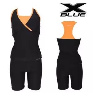 XBLUE 여자 아쿠아로빅 반전신 수영복 K3052 여성 핫템
