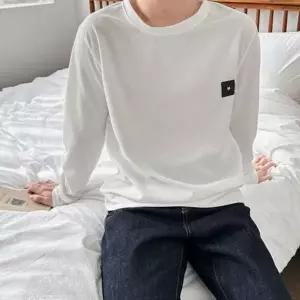 모로엠 남성 와플 레이어드 롱슬리브 무지 티셔츠 ON-TSA-QWFNXIM2