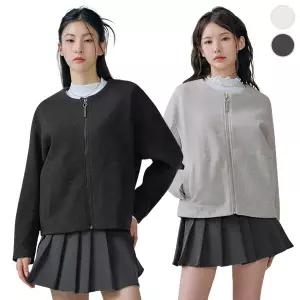 체이스컬트 WOOL라이크 노카라 자켓/2Color - 멀티